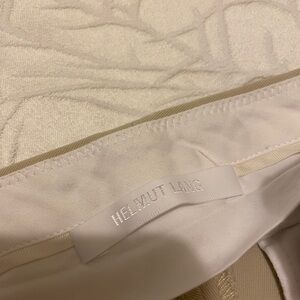 Helmut Lang Beige Tailored Pants – Minimalist Luxury